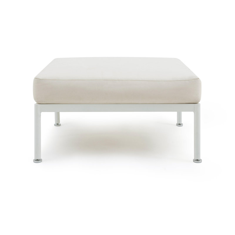 Cream Outdoor Ottoman