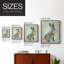 Fantastic Florals Hare, assis, reproduction encadrée - bois massif-851238002-851238014