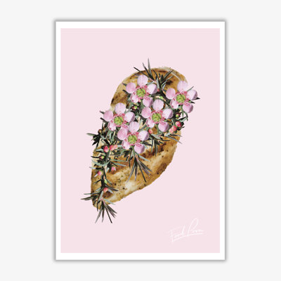 Chicken Floral Food Porn 1 Piece Single Picture Frame Painting