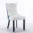 PU and Velvet Upholstered Dining Chair-622743598