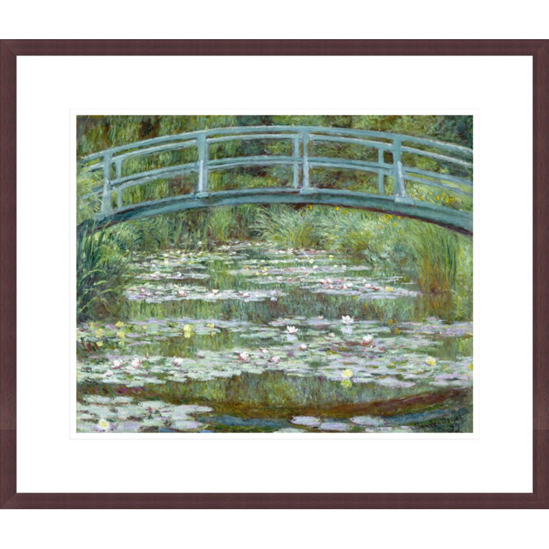 La Passerelle japonaise par Claude Monet, impression giclée sur cadre, H 17,75 po x l 20,74 po