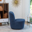 Stevie Boucle Swivel Barrel Chair-24380980