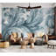 Murale pelez et collez - Baroque bleu clair-1799646734