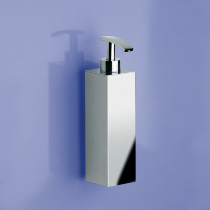 Distributeur de savon carré, Chrome