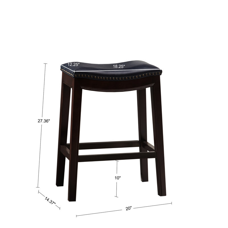 Tabouret de comptoir Saddle, Marine