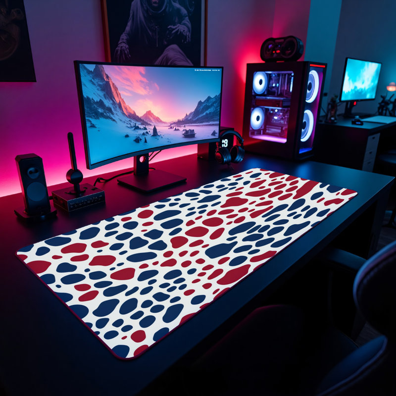 Polyester Desk Pad, 23.6x13.8