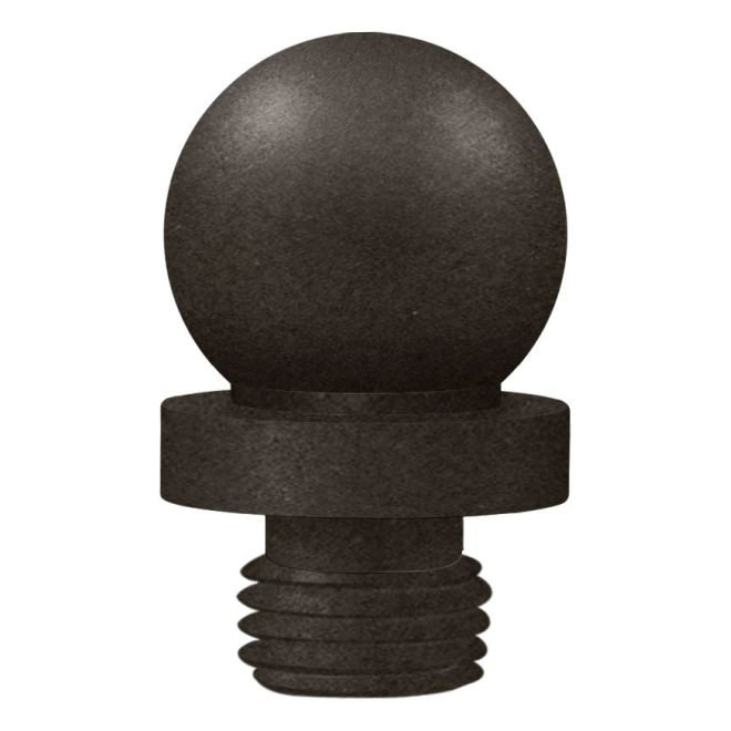 Pointe de charnière centre-boule, Bronze foncé