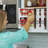 Cabinet Caddy Sliding Spice Rack Organizer For Cabinet - Pull & Rotate Kitchen Organizers And Storage - 2 Double-Decker Shelves - Non-Skid Base - Magnetic Modular Design - 10.8" H X 5.25" W X 10.8" D