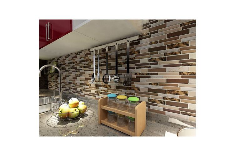 12" x 12" Vinyl Peel & Stick Mosaic Tile