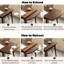 Table de salle à manger extensible en bois massif, de 120 à 180 cm (47,2 à 70,87 pouces), pouvant accueillir de 4 à 10 personnes, idéale pour la salle à manger, la cuisine ou le salon.