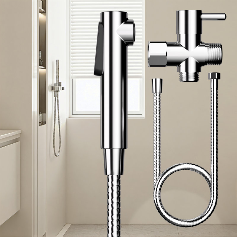 Single Mode Bidet Sprayer With 47" Hose, Chrome