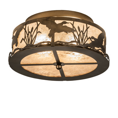 Mica Semi Flush Mount