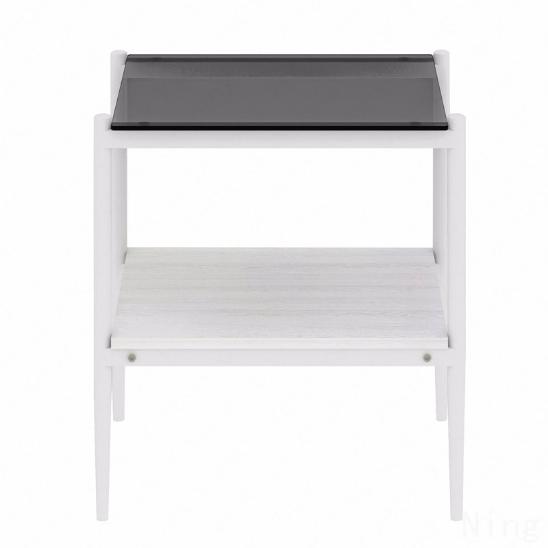 Ensemble de tables basses Modern, Noir, Blanc