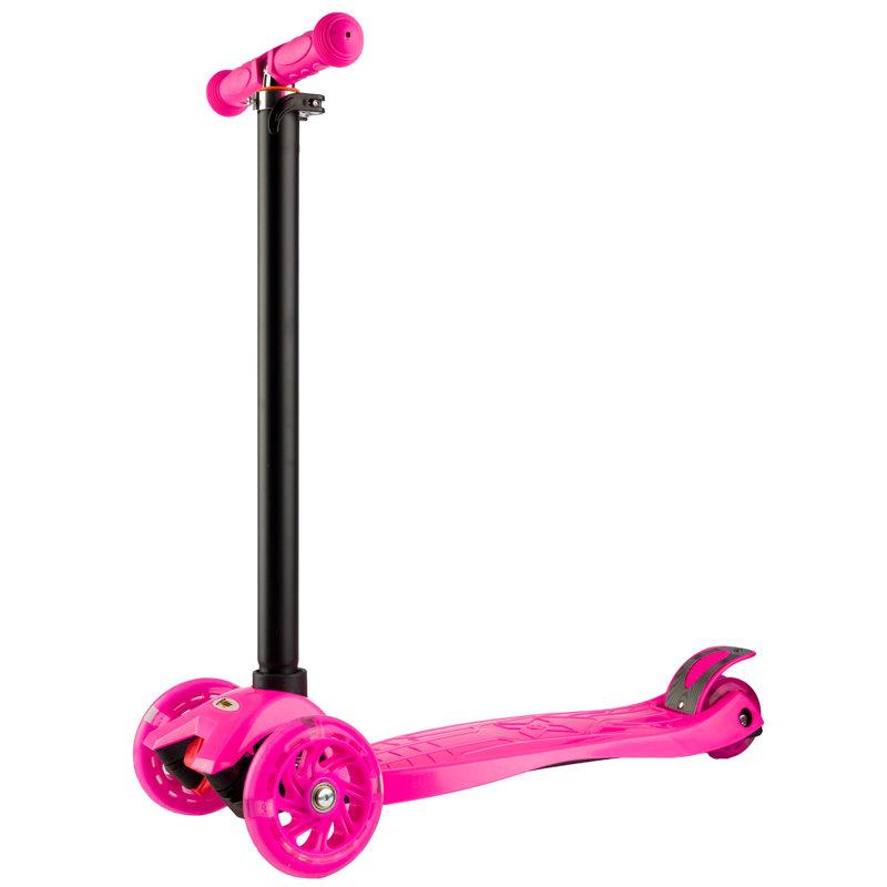 Scooter pour tout-petits Toy Time - Scooter pour débutant avec guidon à hauteur réglable et roues à DEL - Jouets d'équitation amusants pour filles et garçons