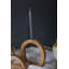 Femke 8" Wood Tabletop Candlestick