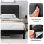 Base de lit tapissier Edo-1000799254