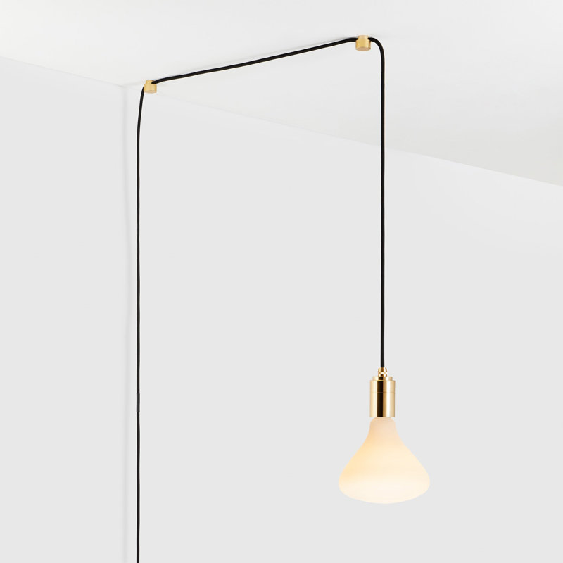Luminaire suspendu à 1 lumière Noma, Laiton