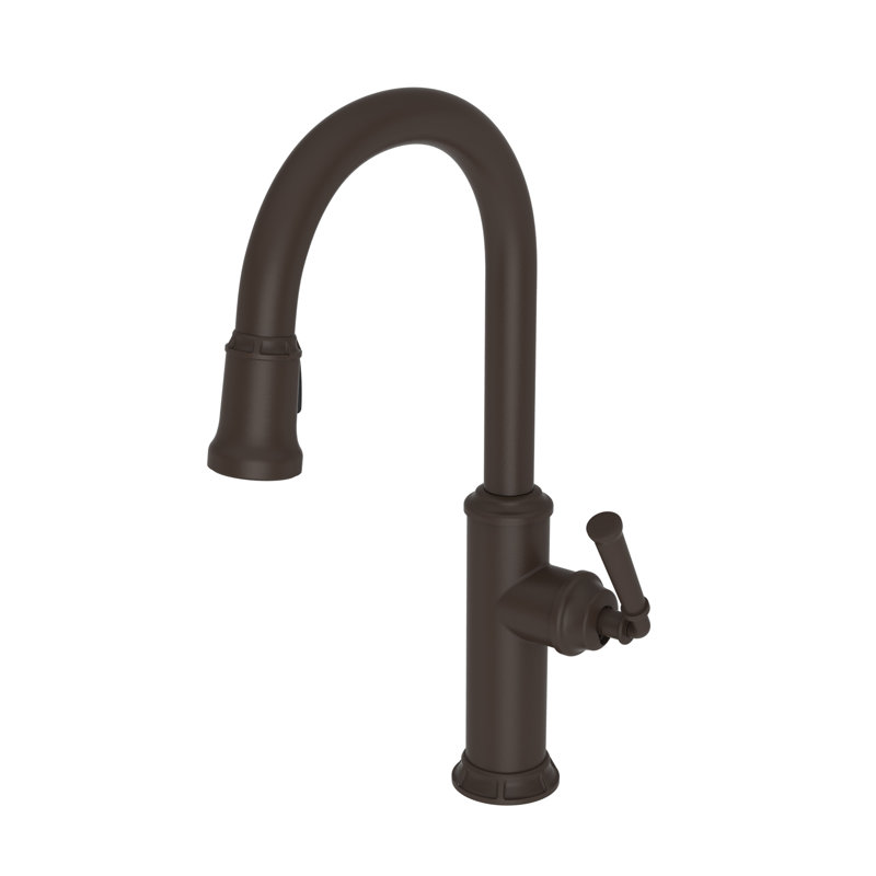 Gavin Single Handle Pull Down Kitchen Faucet, Oil Rubbed Bronze