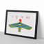 Hawk Emblem by J.F. Champollion - Picture Frame Painting Print-55580215-55580219