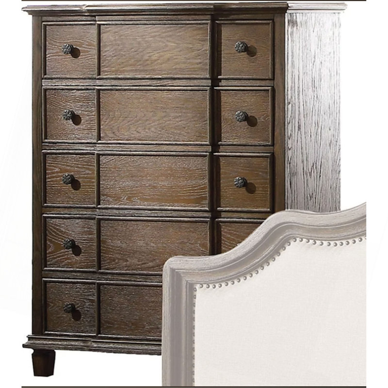 Weathered Oak Finish Chest