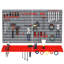 Rangement mural pour garage avec 50 crochets DURHAND