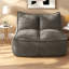 Canapés à compression, chaise longue compacte en lin et coton pour la maison