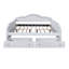 Lit de jour double rembourré avec DEL et 2 tiroirs, beige-1370016974-1370016975