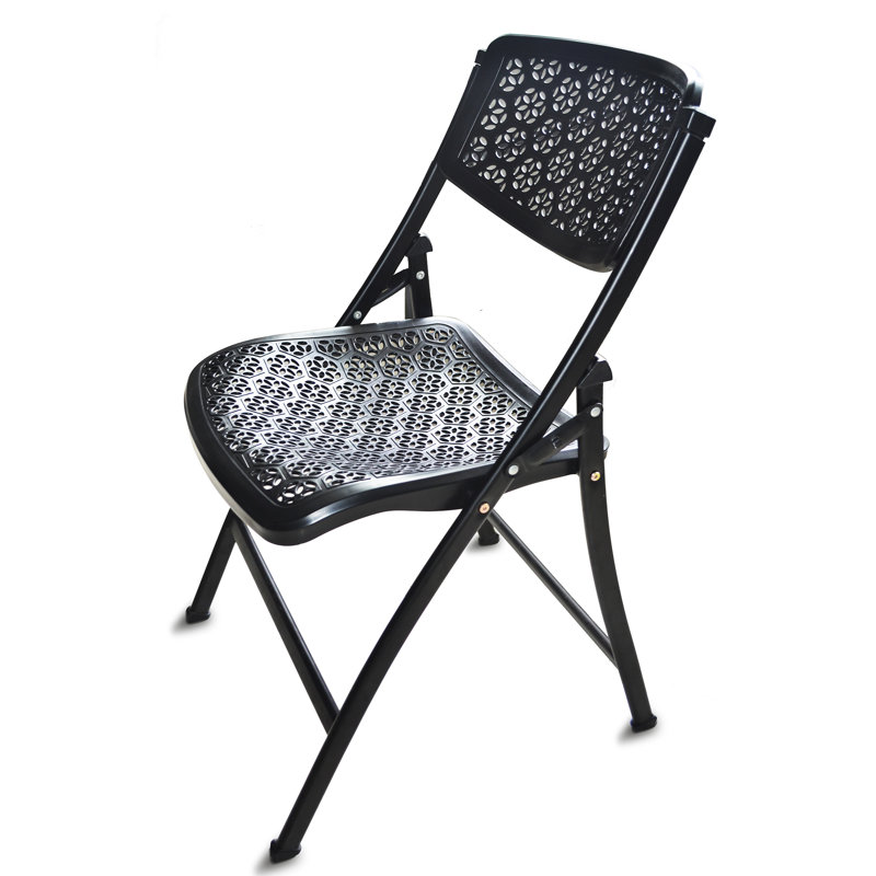 Ensemble de 4 chaises pliantes empilables en plastique / résine Yissel