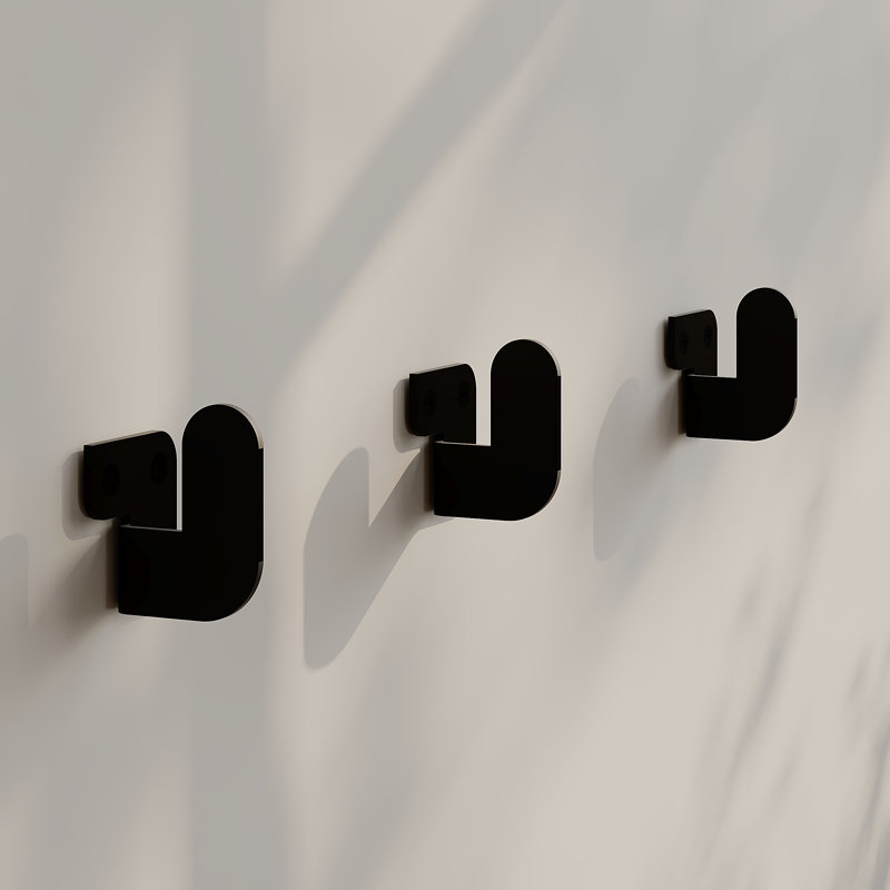 Nessim Metal Wall Organizer with Key Hooks