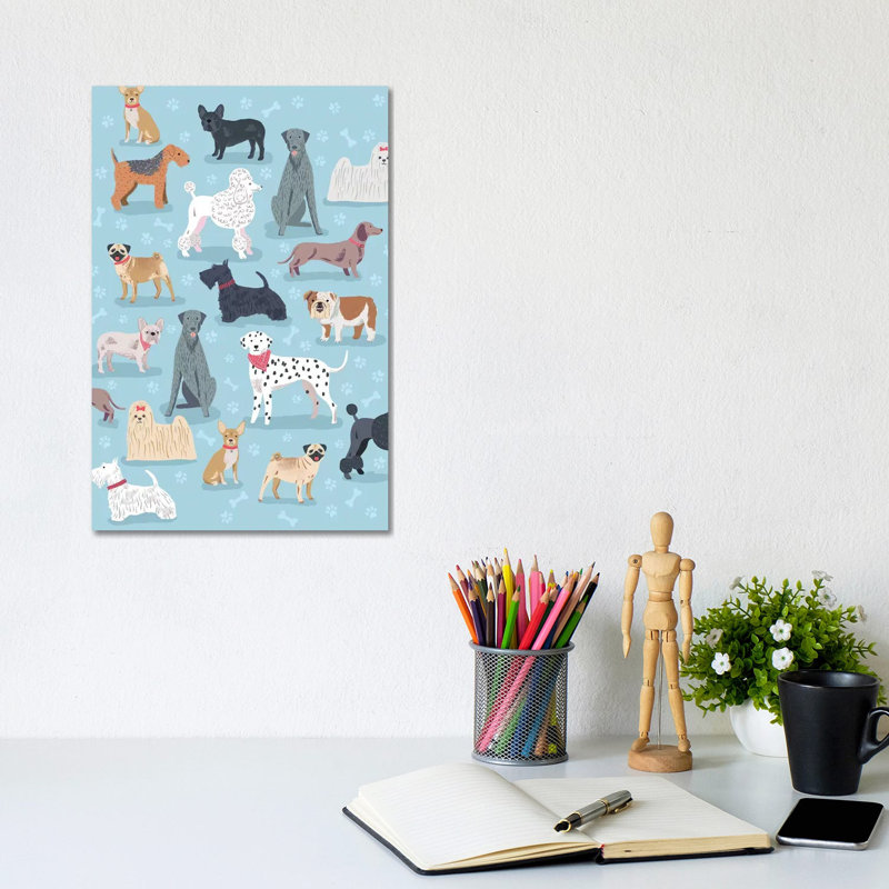 Everyday Dog And Bone I by Nancy Mckenzie - Wrapped Canvas Print, 20.32 cm H x 30.48 cm W