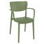Ensemble bistro carré avec chaises empilables 3 pièces Farrah-572198657