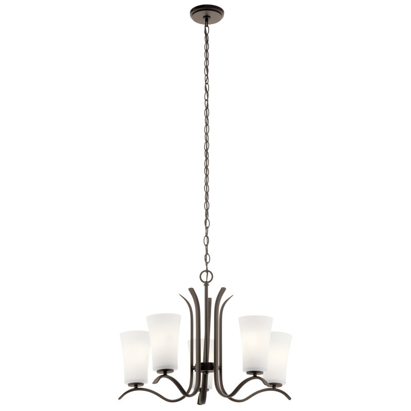 Armida 5 - Light Classic / Traditional Chandelier, Olde Bronze