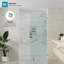 Écran de douche fixe sans cadre de l 42 po x H 76 po avec verre transparent de 3/8 po-114374189-120234375