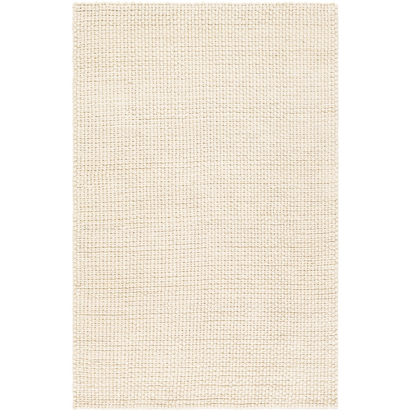 Tapis crème tissé à la main Hero, Rectangle 2 pi x 3 pi