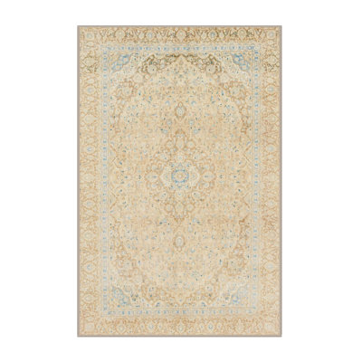 Tapis décoratif multicolore à motif abstrait