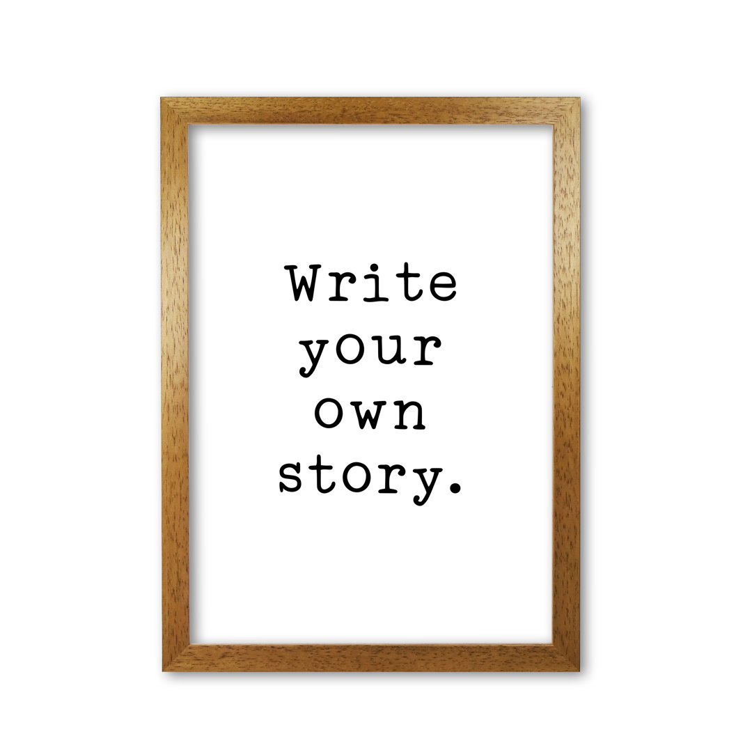Write Your Own Story - Print