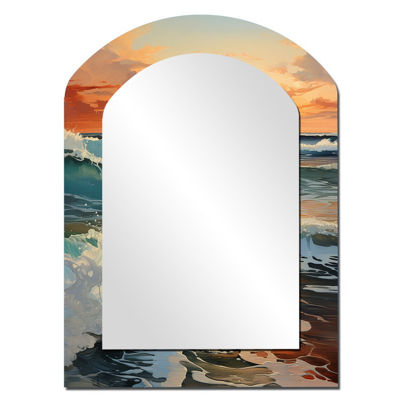 Plage, photo de bord de mer, Reflections VIII, 34 po x 25 po