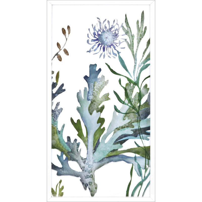 «Underwater Living II» par Holloman - Shadowbox, peinture sur plastique / acrylique