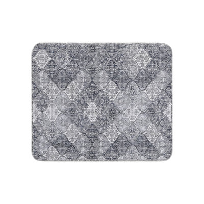 Matelas à langer lavable Bohemian, 35,43 x 23,62 pouces, gris