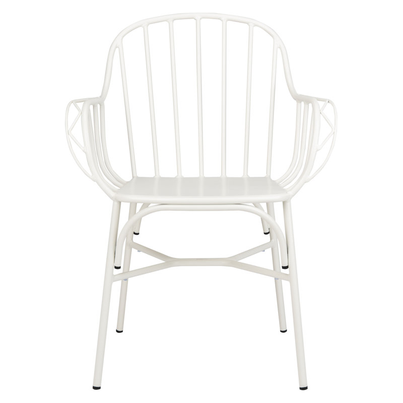 Tucker Outdoor Dining Armchair, Matte White