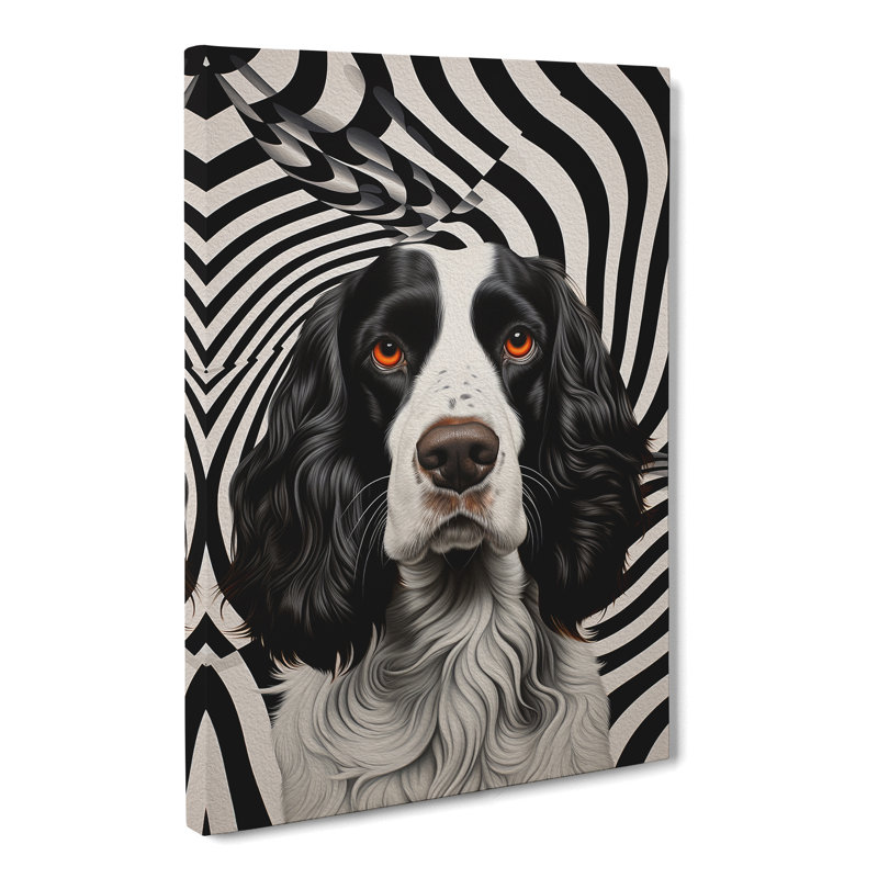 English Springer Spaniel Op No.2 - Wrapped Canvas, 60cm H x 40cm W x 3cm D