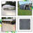 Multipurpose Heavy Duty Tarps Waterproof, UV Resistant Outdoor Protective Tarpaulin with Reinforcement(5 x 7 ft)-85751285-85751280