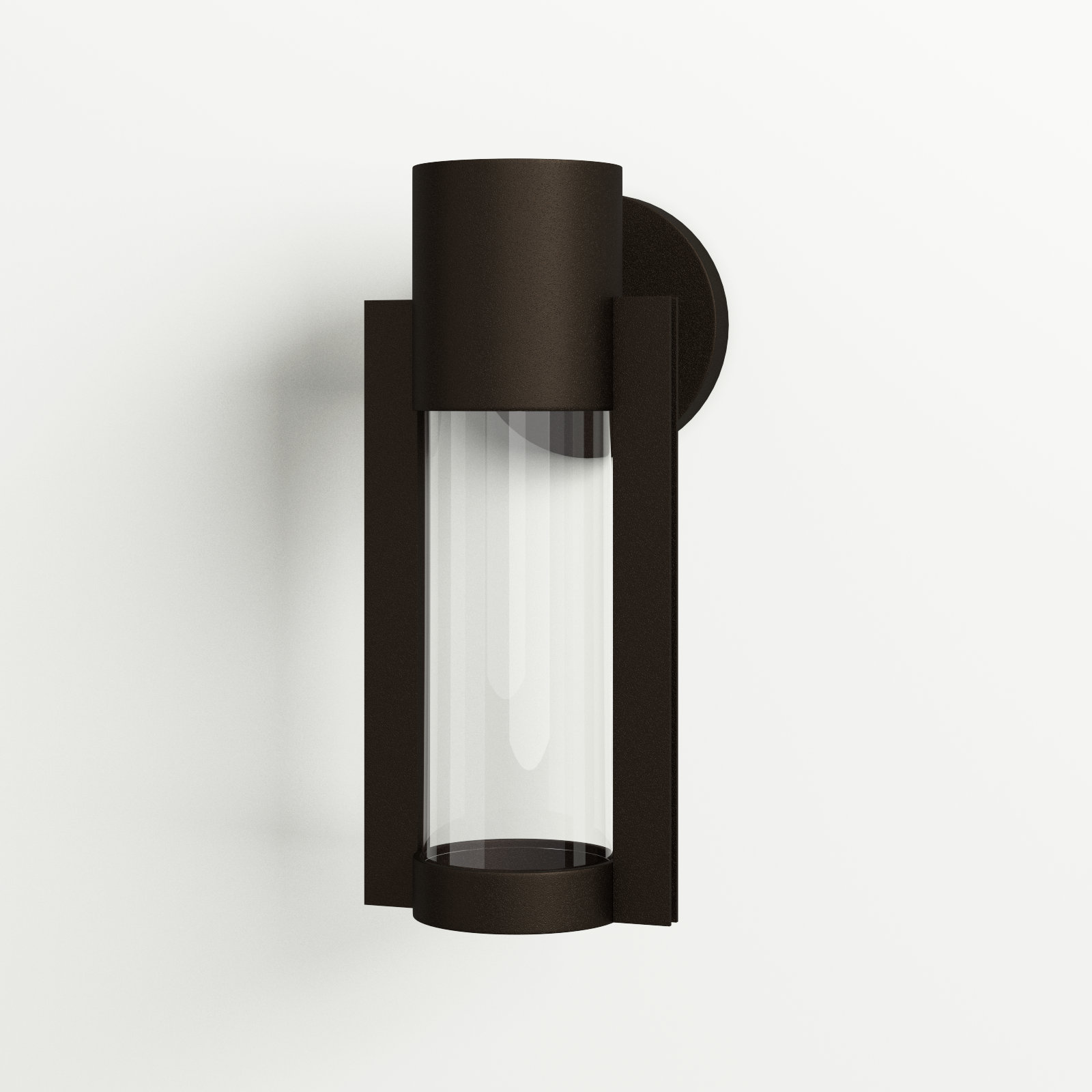 Eddy Integrated LED Outdoor Sconce, Antique Bronze
