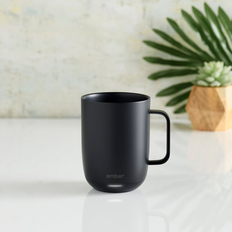 Ember Mug 2, Temperature Control Smart Mug, Black, 14 Oz