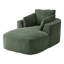 Très grand fauteuil inclinable en velours côtelé-2027066276
