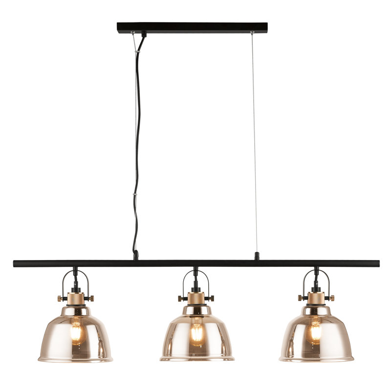 Clinchport 3 - Light Kitchen Island Pendant, Gold