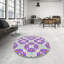 Tapis mauve/vert à tisser électrique-34901603