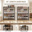 Grand range-chaussures en métal, range-chaussures empilable à 10 niveaux, rangement vertical robuste pour jusqu'à 62 paires, pour placard, entrée, garage, porte d'entrée