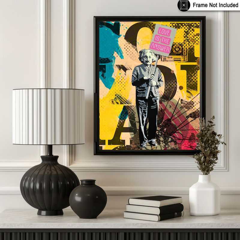 L'amour est la réponse, 08"H x 10"W, Poster, Unframed