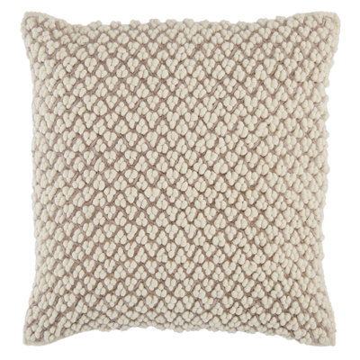 Toulon Embroidered Wool Blend Throw Pillow